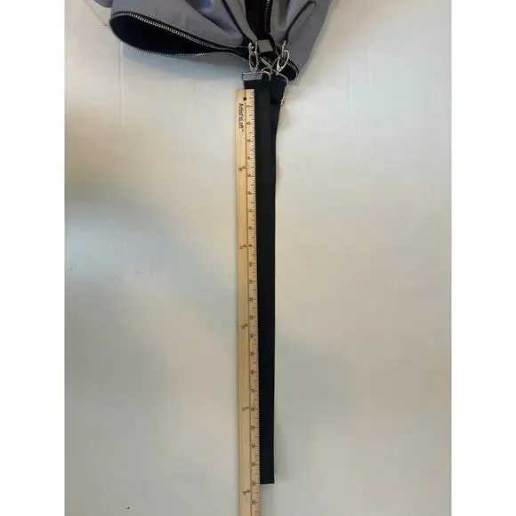 Madden Girl Nylon
Weekender Travel Large Tote Bag Gray and Black - Picture 11 of 11